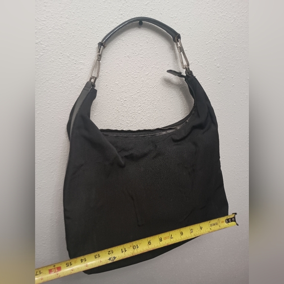Gucci Shoulder Bag Nylon Leather Half Moon - Picture 15 of 15
